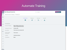 MasterControl Quality Excellence Software - Automate Training