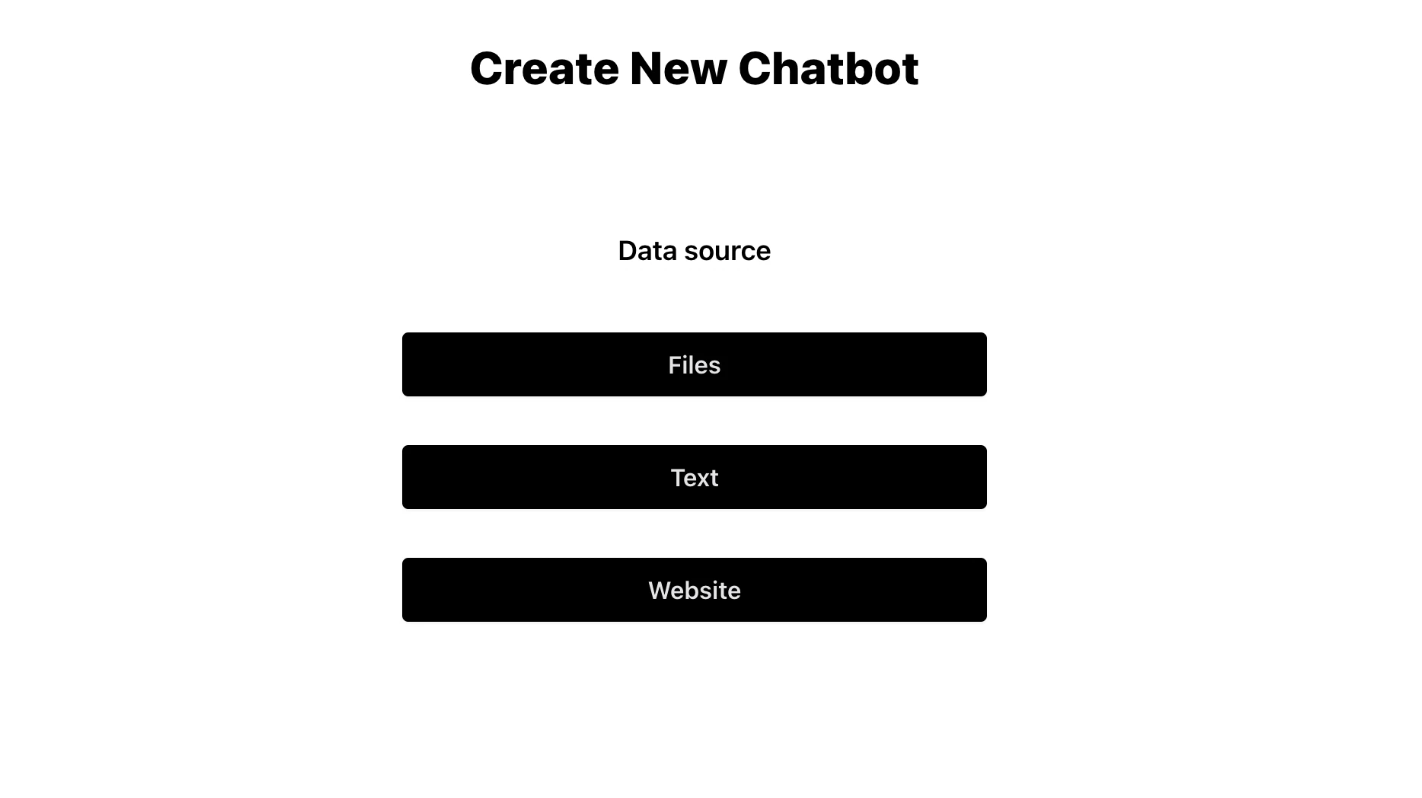 Chatbase makes it easy to train your chatbot offline by uploading files like Word documents, PDFs, and other text files.  You can use plain text to train your chatbot by copy-pasting info from non-downloadable sources like emails and text messages.