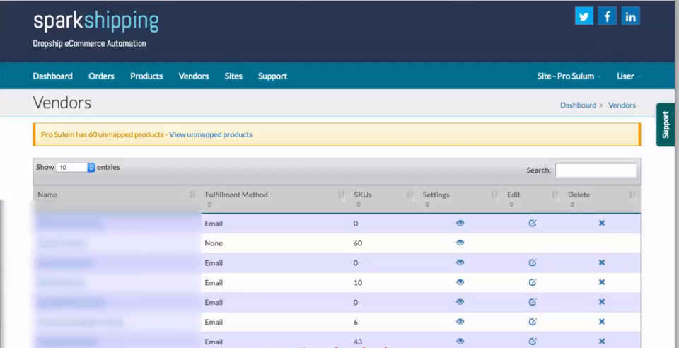 Spark Shipping Software - 2