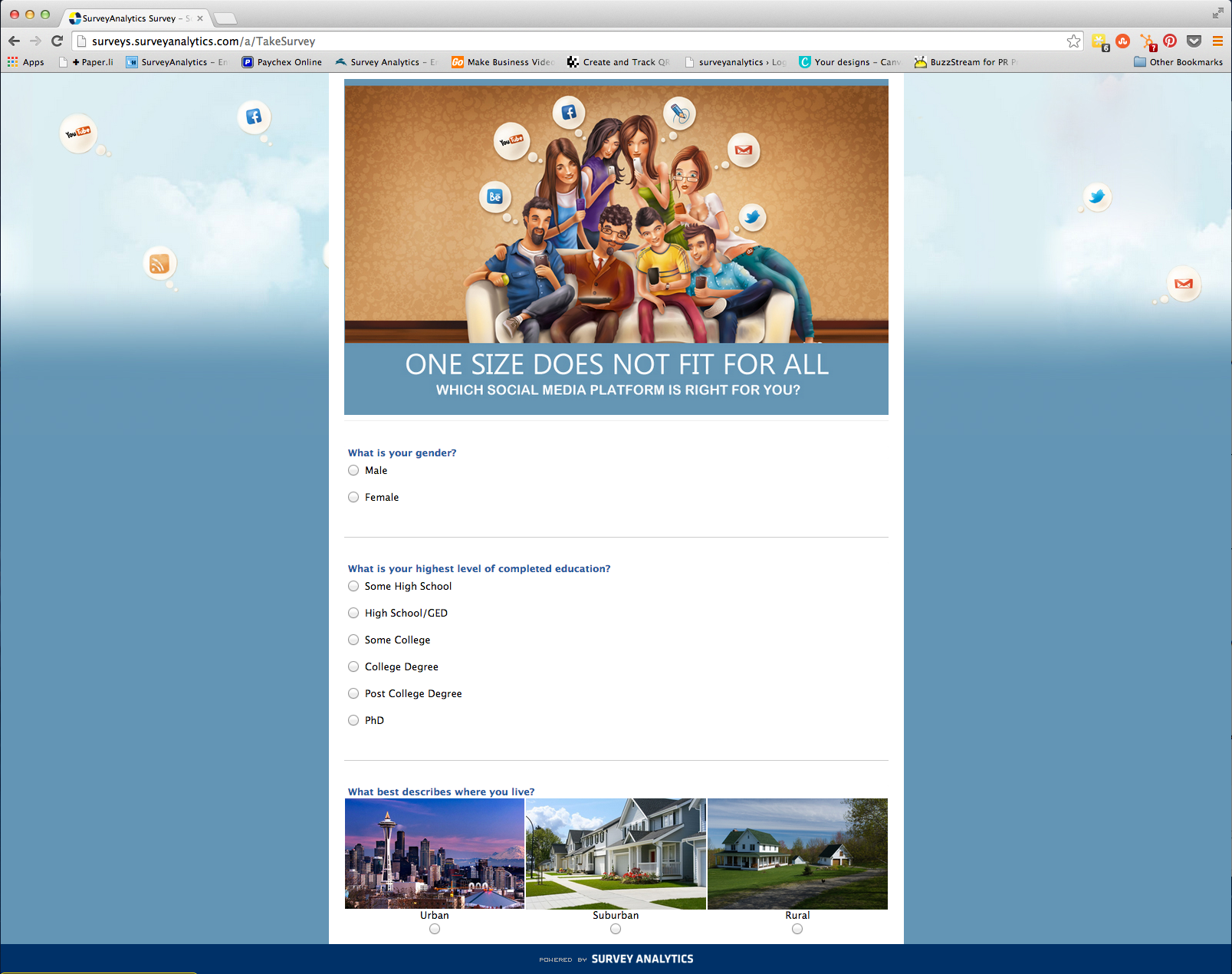 Custom theming for surveys