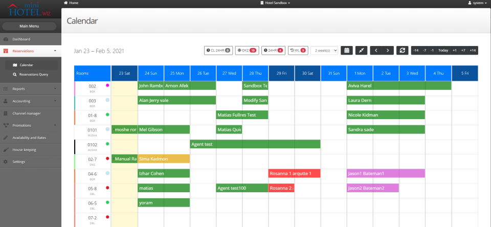 Mini Hotel PMS Software - 2