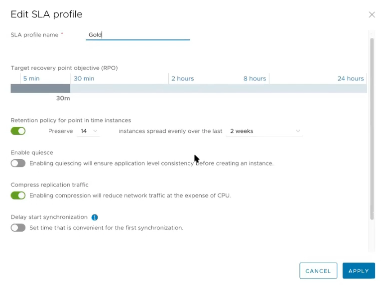 VMware Cloud Director Availability Software - Flexible Profiles