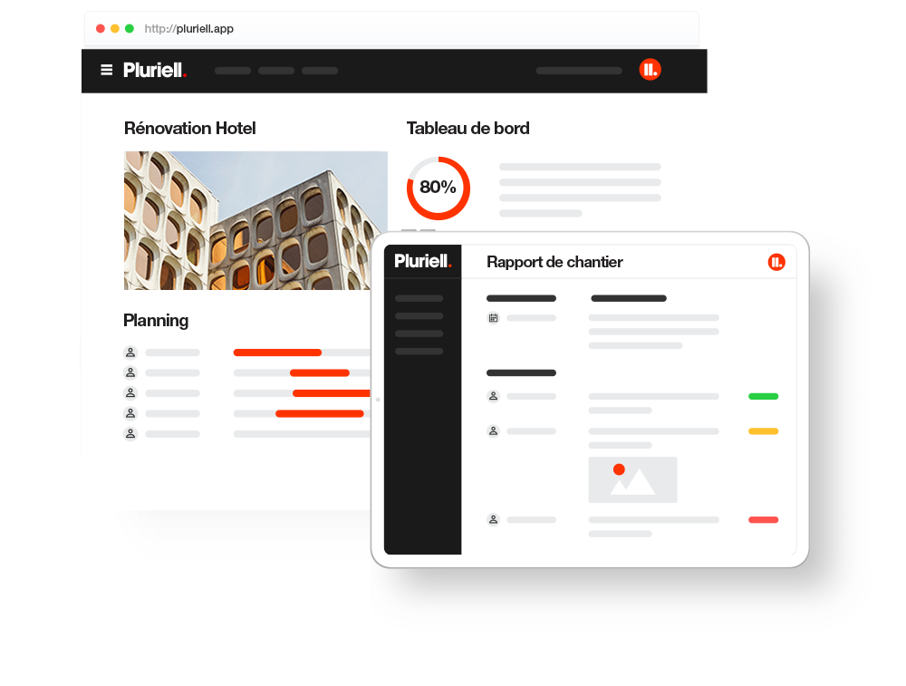 Pluriell screenshot: Project Management