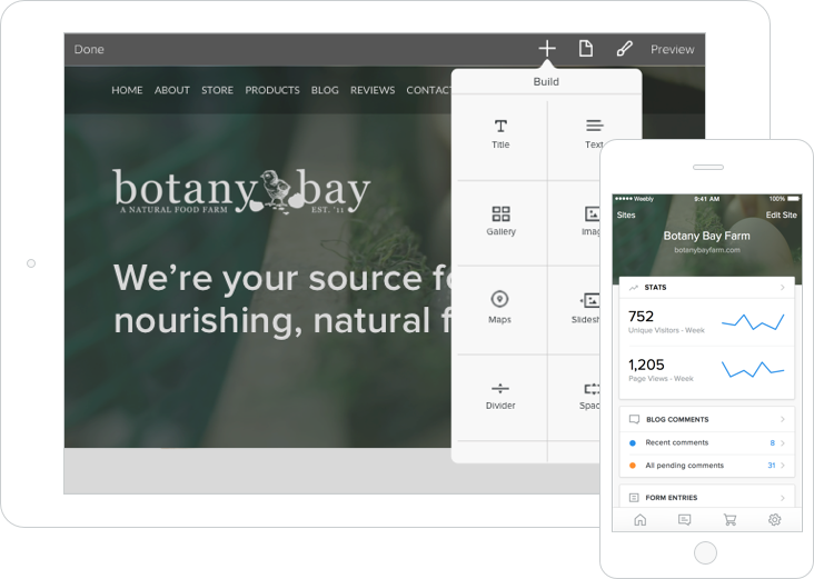 Weebly Software - Built for all devices