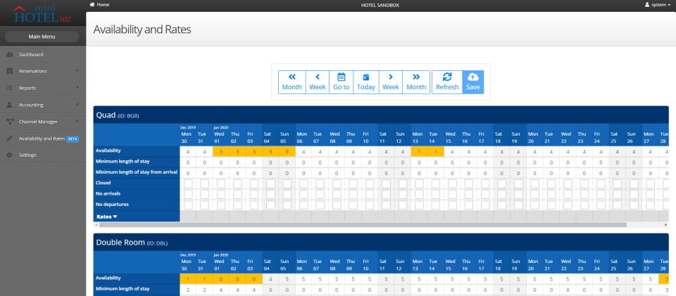 Mini Hotel PMS Software - 3