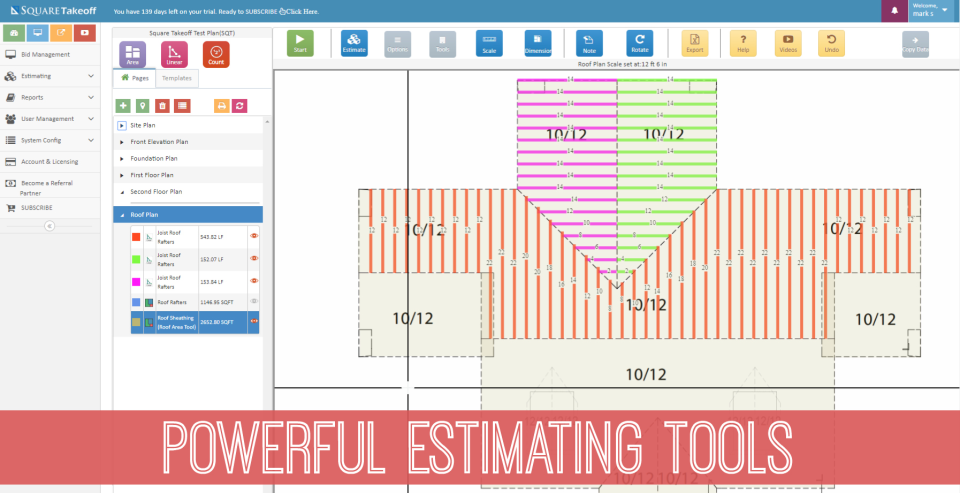 Square Takeoff Software - Powerful Tools