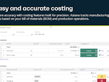 Katana Cloud Manufacturing Software - Manage manufacturing cost on BOM, production operations - Katana