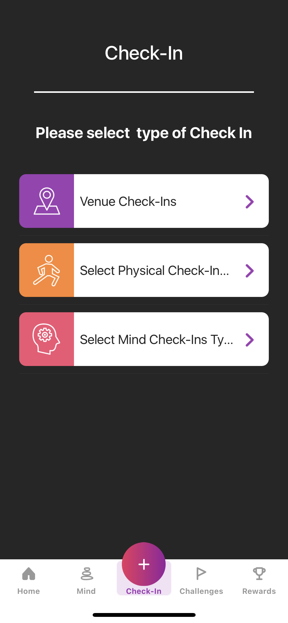Earn points from Mental and Physical wellbeing activities