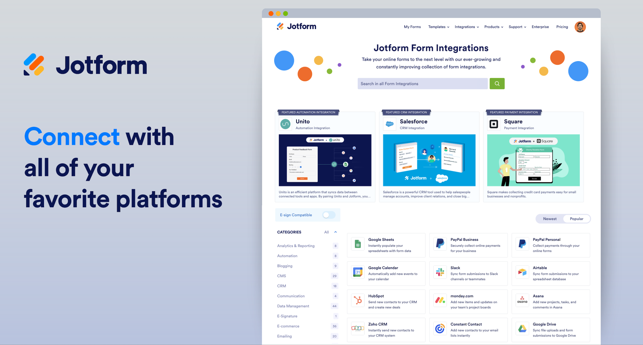 Jotform Software - Jotform integrations