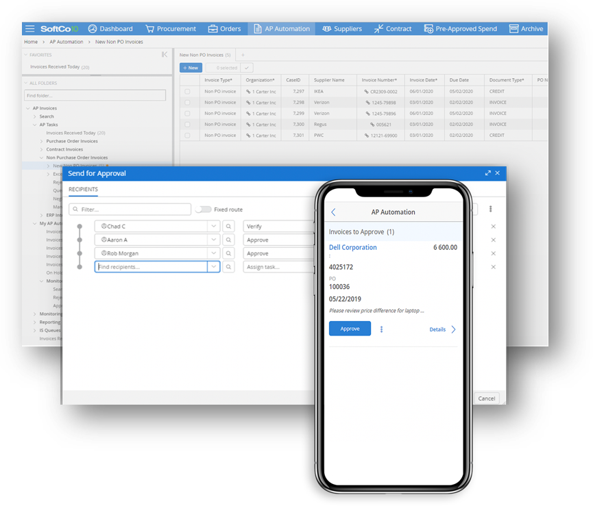 Fully automate your invoice approval process with SoftCo AP