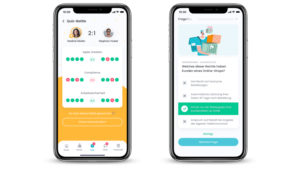 Quiz-App integriert-thumb