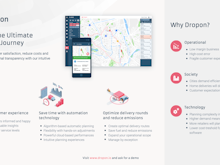 Dropon Software - Revolutionize your delivery experience with Dropon. Automate processes, optimize routes, and enhance customer satisfaction while reducing emissions.