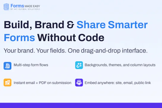 Forms Made Easy Price, Features, Reviews & Ratings - Capterra India