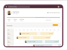 Rippling Software - Time & Attendance: Rippling’s Time & Attendance platform integrates seamlessly with the rest of the product suite so that when employees clock in, their approved hours automatically and accurately sync with your payroll and accounting systems.