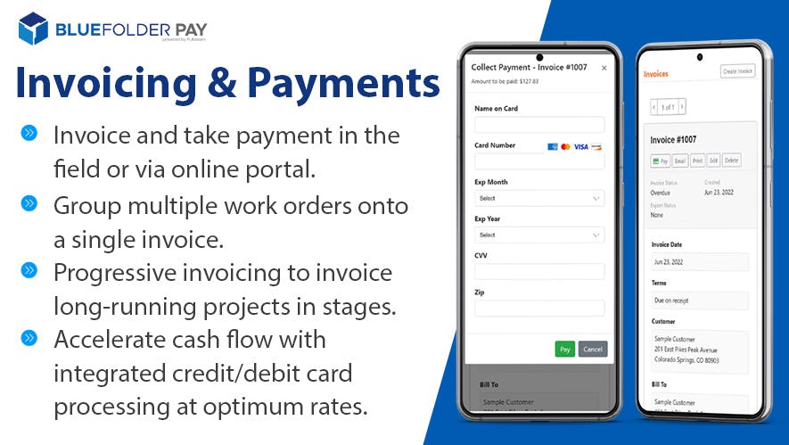BlueFolder Software - Field Service Invoicing and Payments
