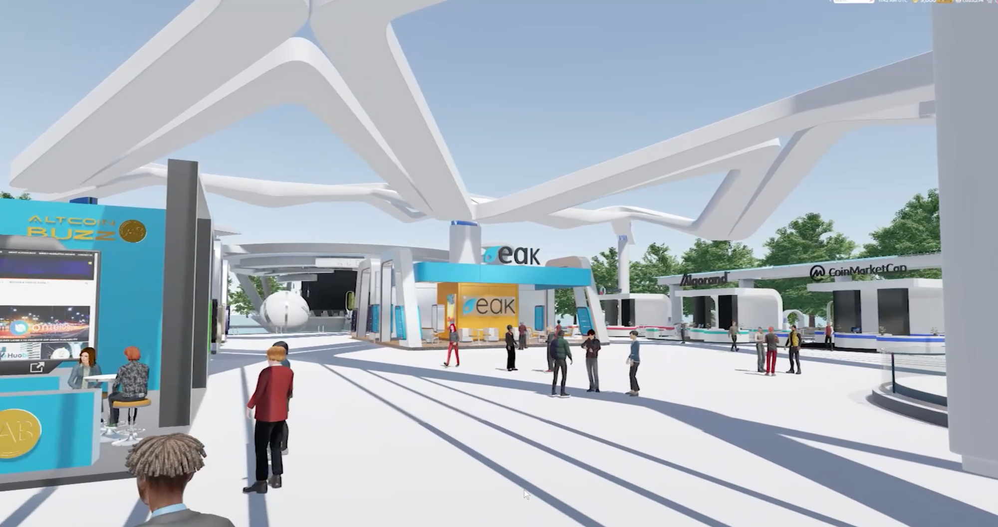 Breakroom screenshot: Breakroom Exhibition Square in the conference region