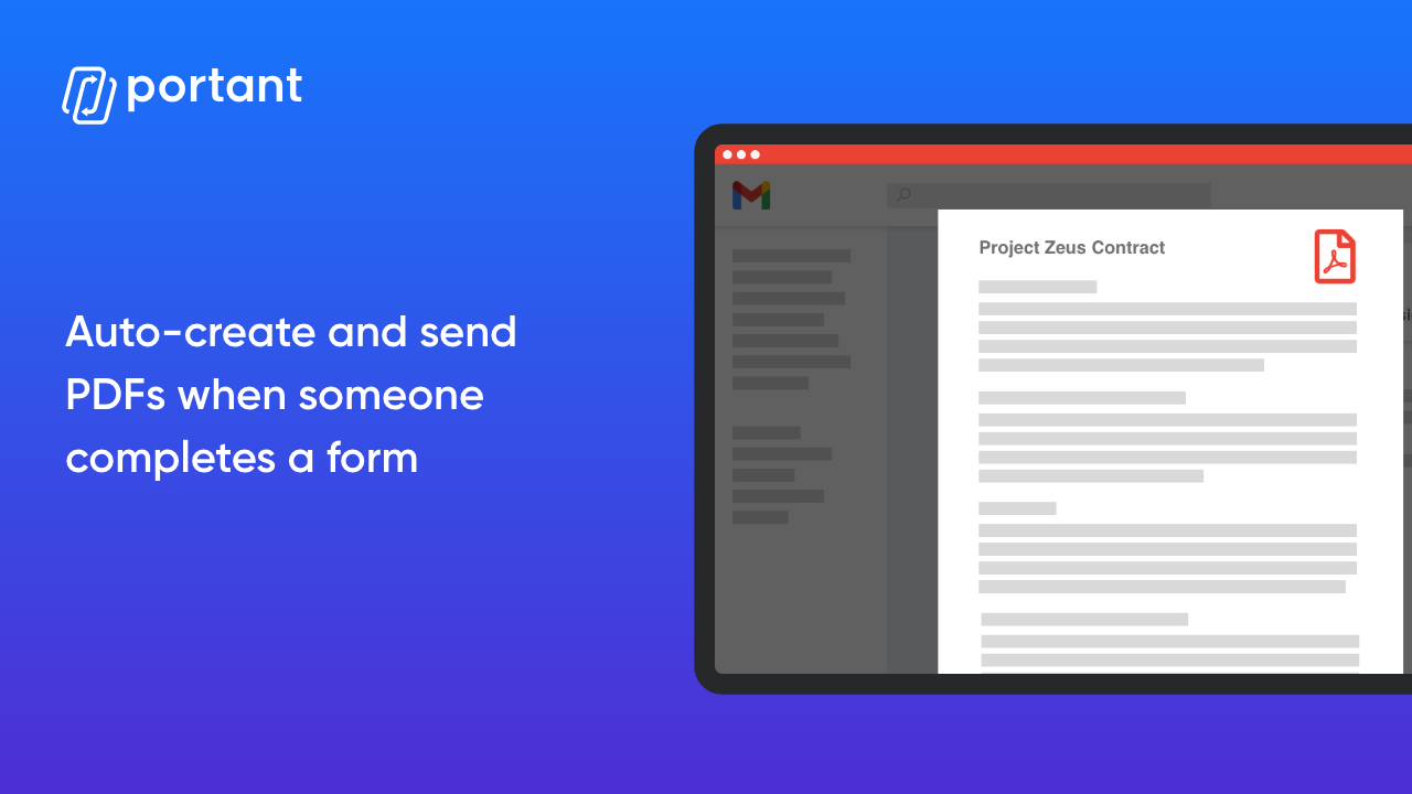 Auto-create and send PDF's when someone completes a Google Form