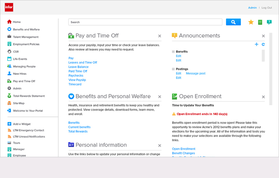 Infor Human Resources