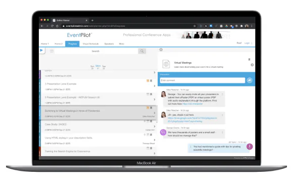 Chat for each session