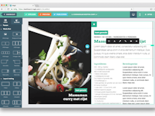 Maglr Software - Users can add custom content and branding to templates