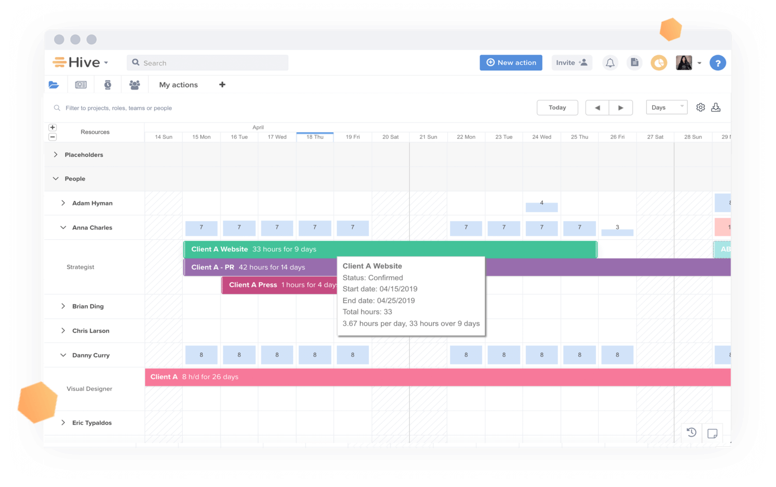 View projects in portfolio view with ease.