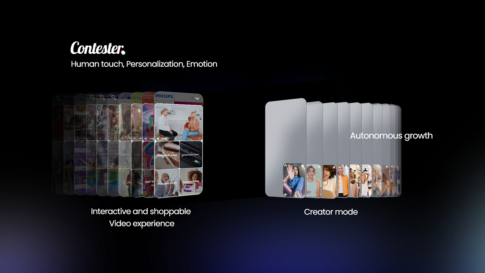 Contester screenshot: Contester platform is designed to be used both with branded and user-generated methods