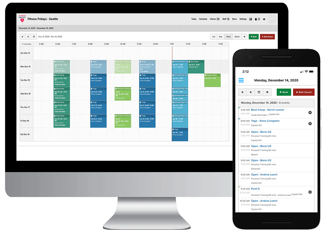 Schedule classes, courses, camps and appointments. Built-in waivers ensure that no signatures are missed. Customizable fields allow you to capture the client information you want. Reminders and notifications improve attendance and retention rates.