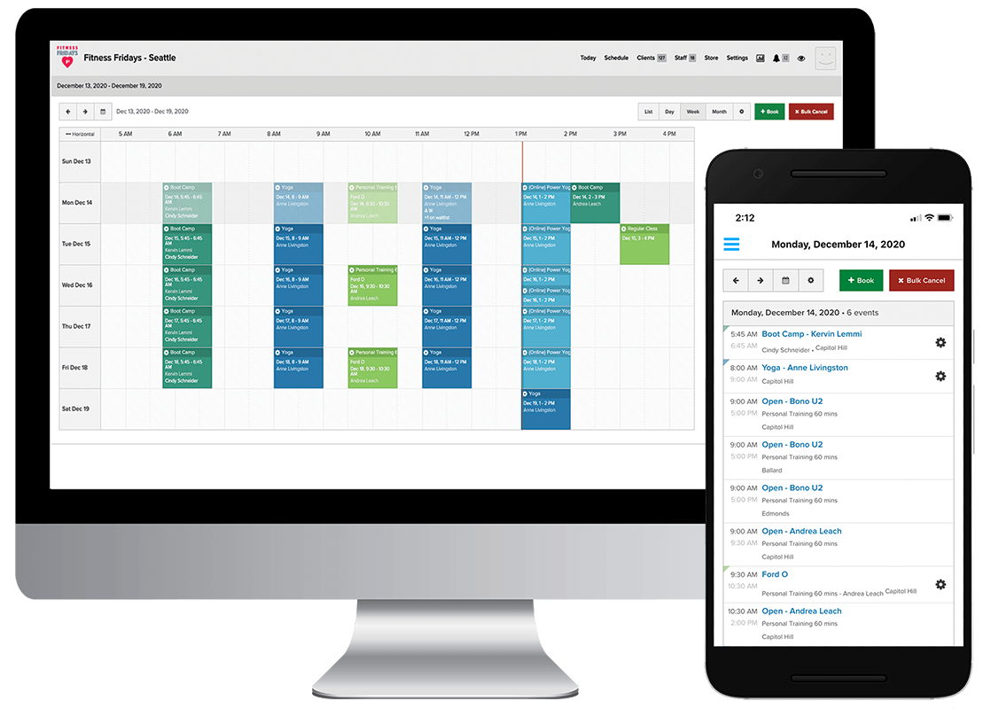 Schedule classes, courses, camps and appointments. Built-in waivers ensure that no signatures are missed. Customizable fields allow you to capture the client information you want. Reminders and notifications improve attendance and retention rates.