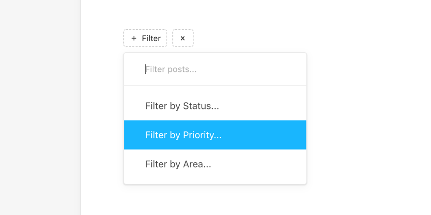 Example of filtering