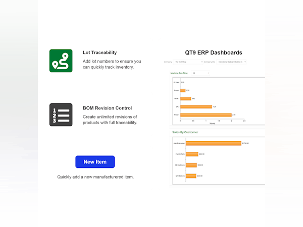 QT9 ERP Software - Feature Packed ERP Suite