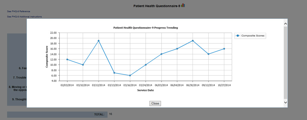 CareLogic Enterprise Software - CareLogic's patient health questionnaire's data analysis