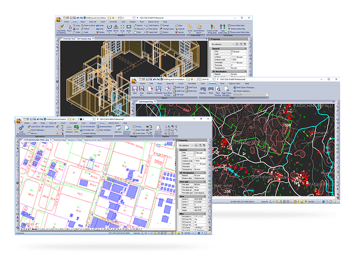 IGiS Desktop Software - IGiS CAD is an extensive mapping tool with cartographic as well as engineering capabilities for mapping real-world objects. IGiS CAD has efficient, fast, user-friendly and feature rich tool to convert and digitize 2D and 3D GIS data.