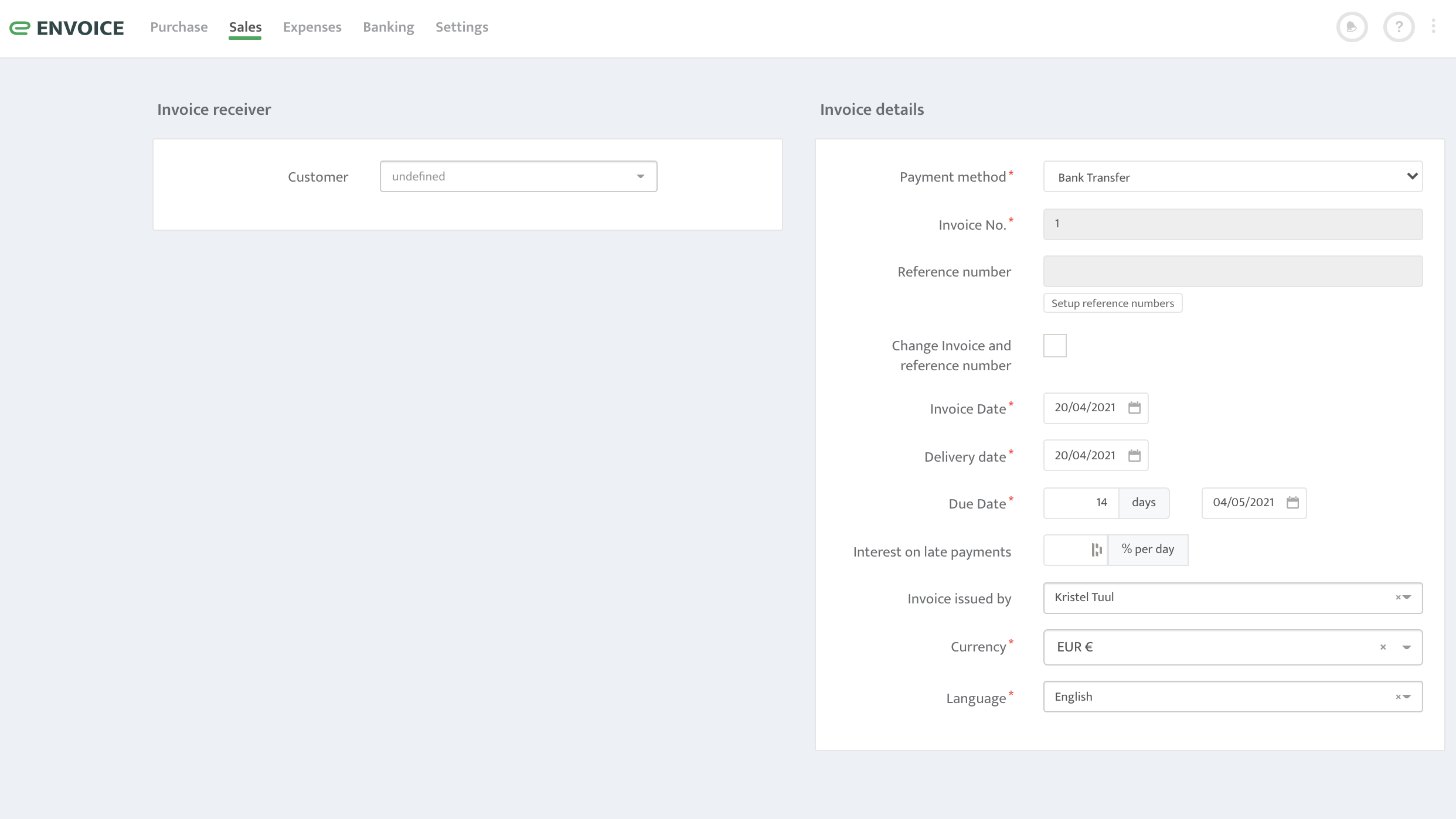 Envoice Logiciel - 4