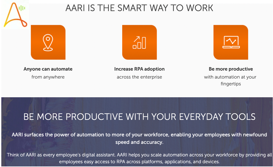 Automation Anywhere screenshot: AARI