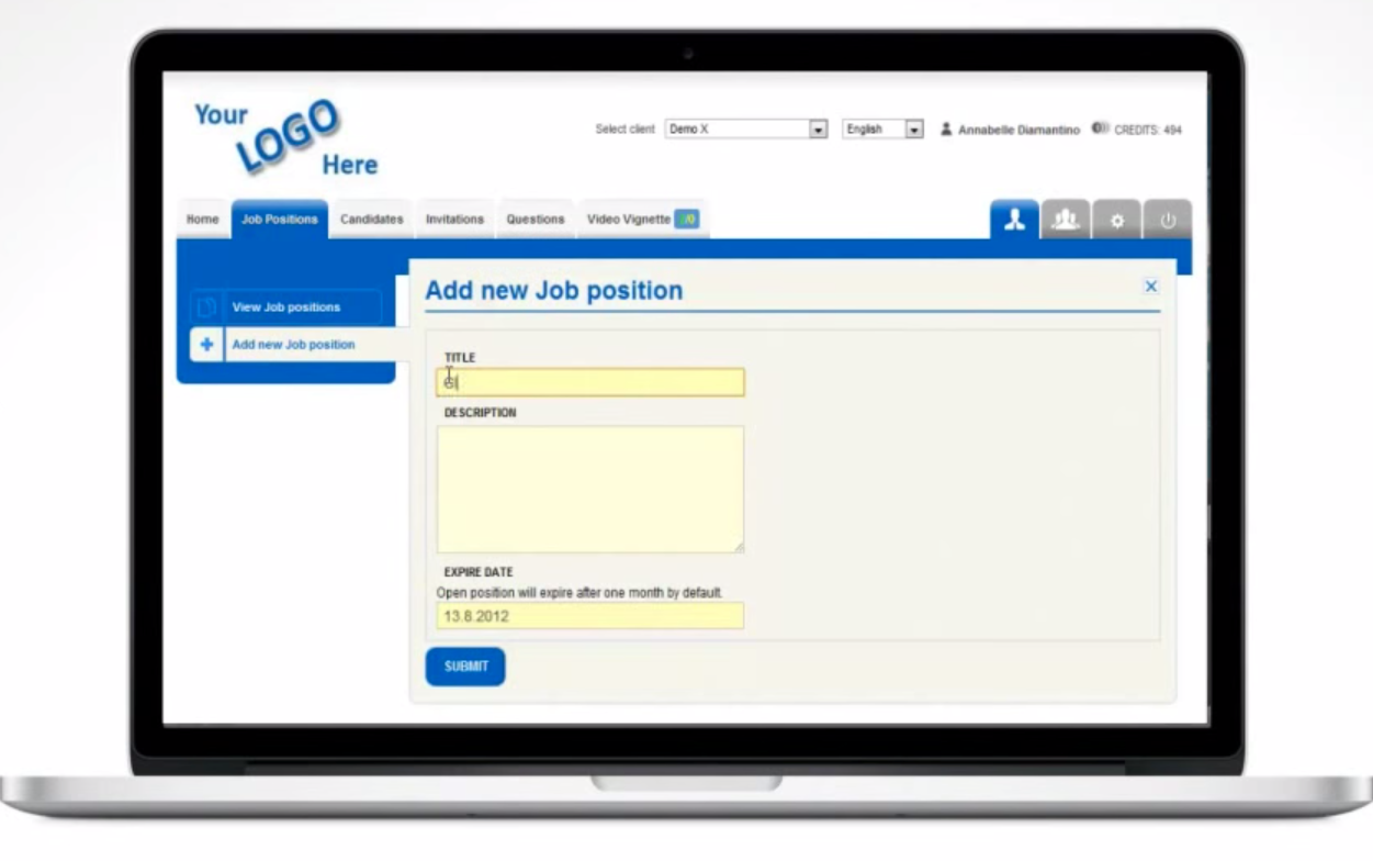 Adding job positions