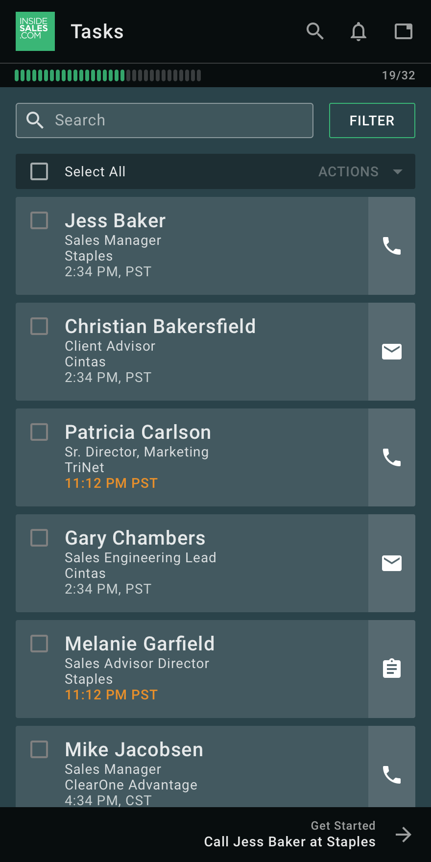 Viewing open tasks within Playbooks