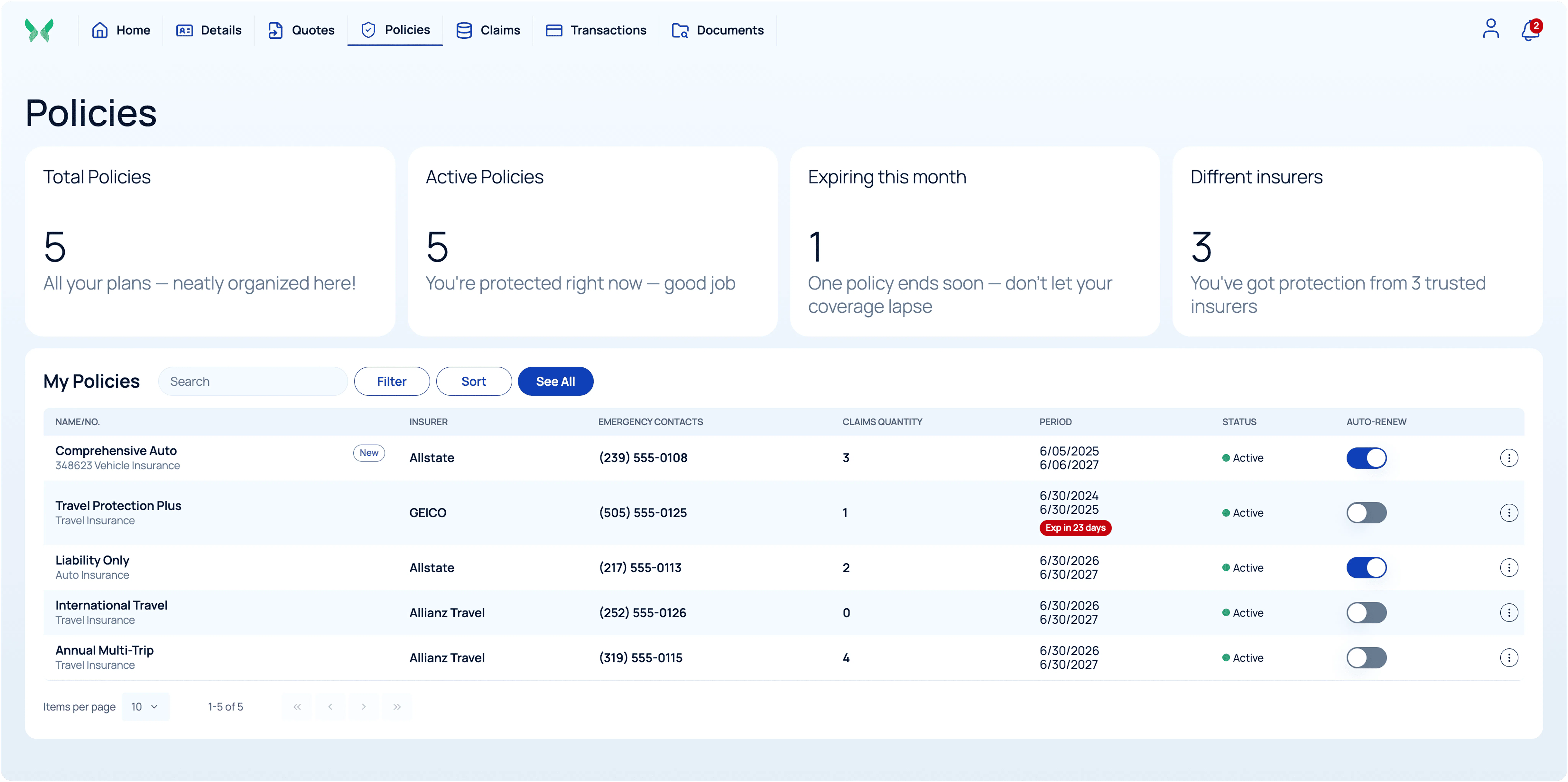 Insurance customer portal Pricing, Reviews & Features - Capterra New ...