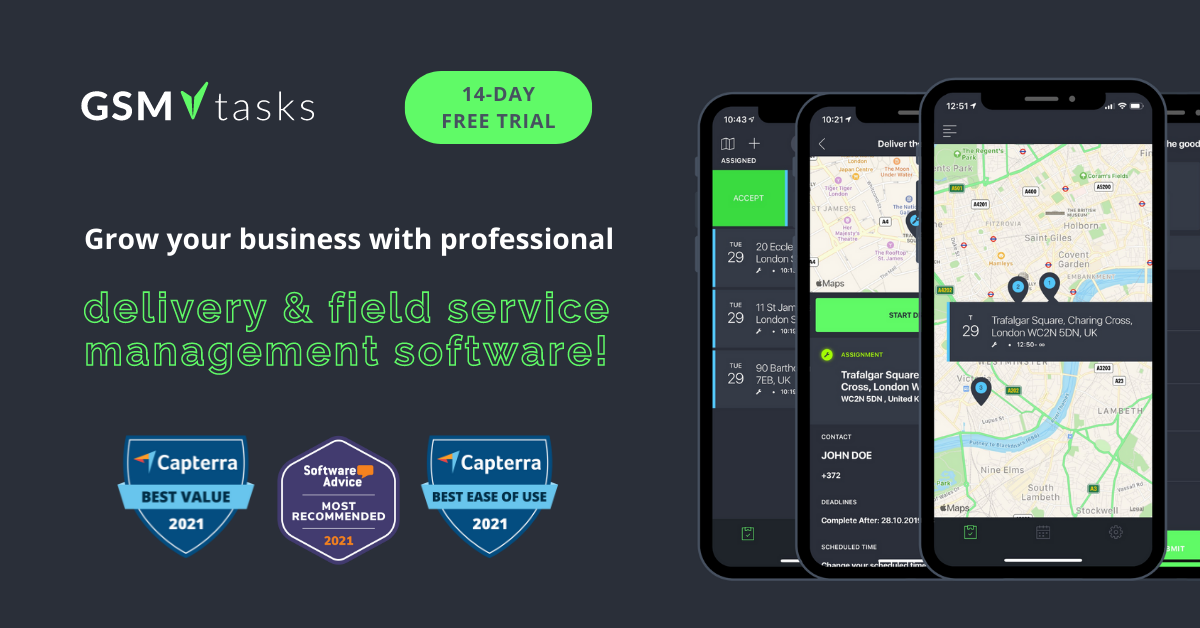 GSMtasks Software - GSMtasks software has a FREE 14-day trial!