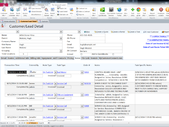 The Service Program Software - 1