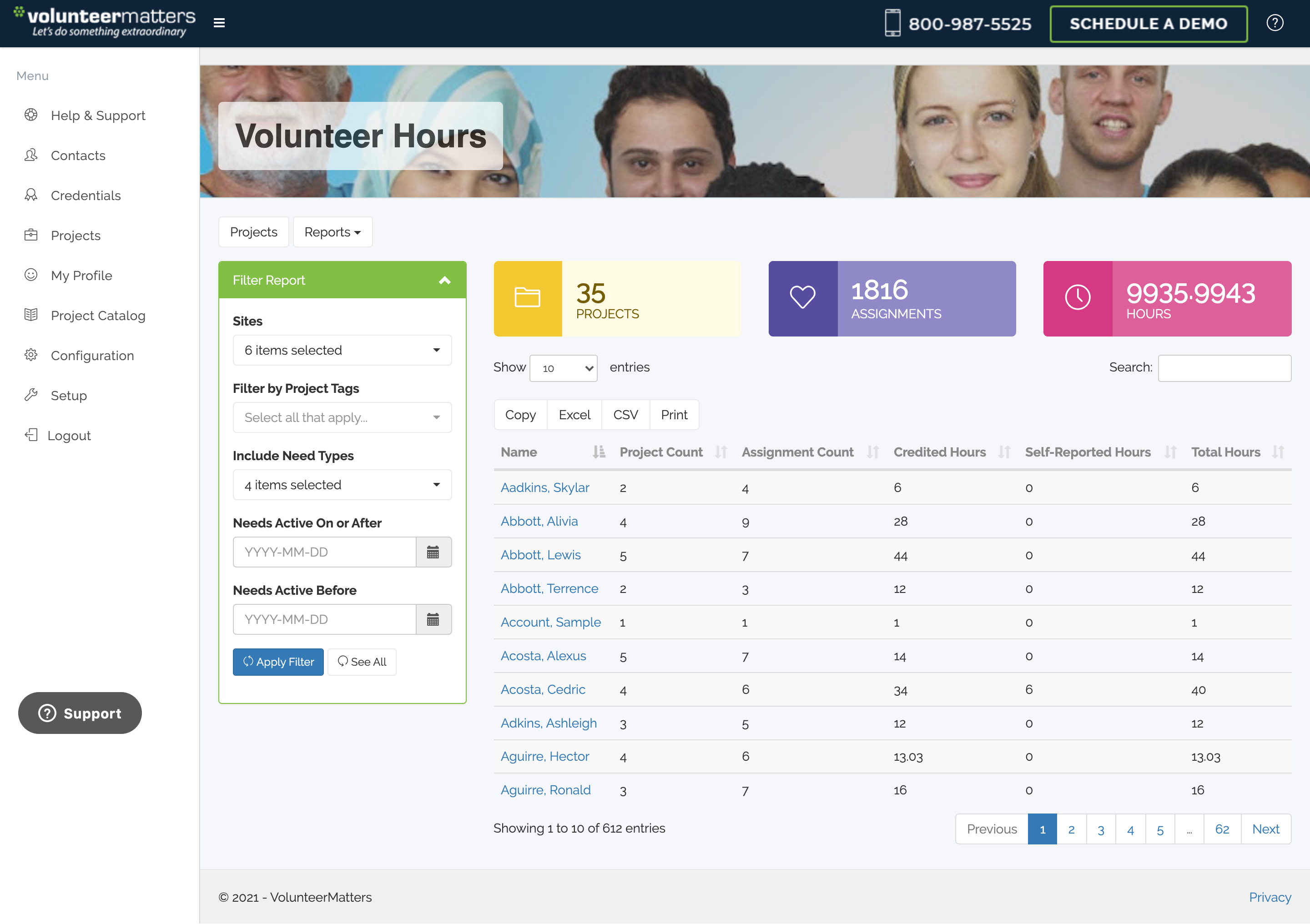 VolunteerMatters Software - 3