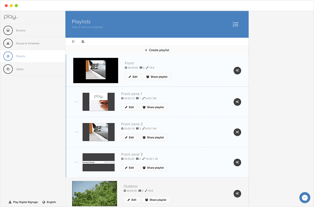 Play playlist maker
