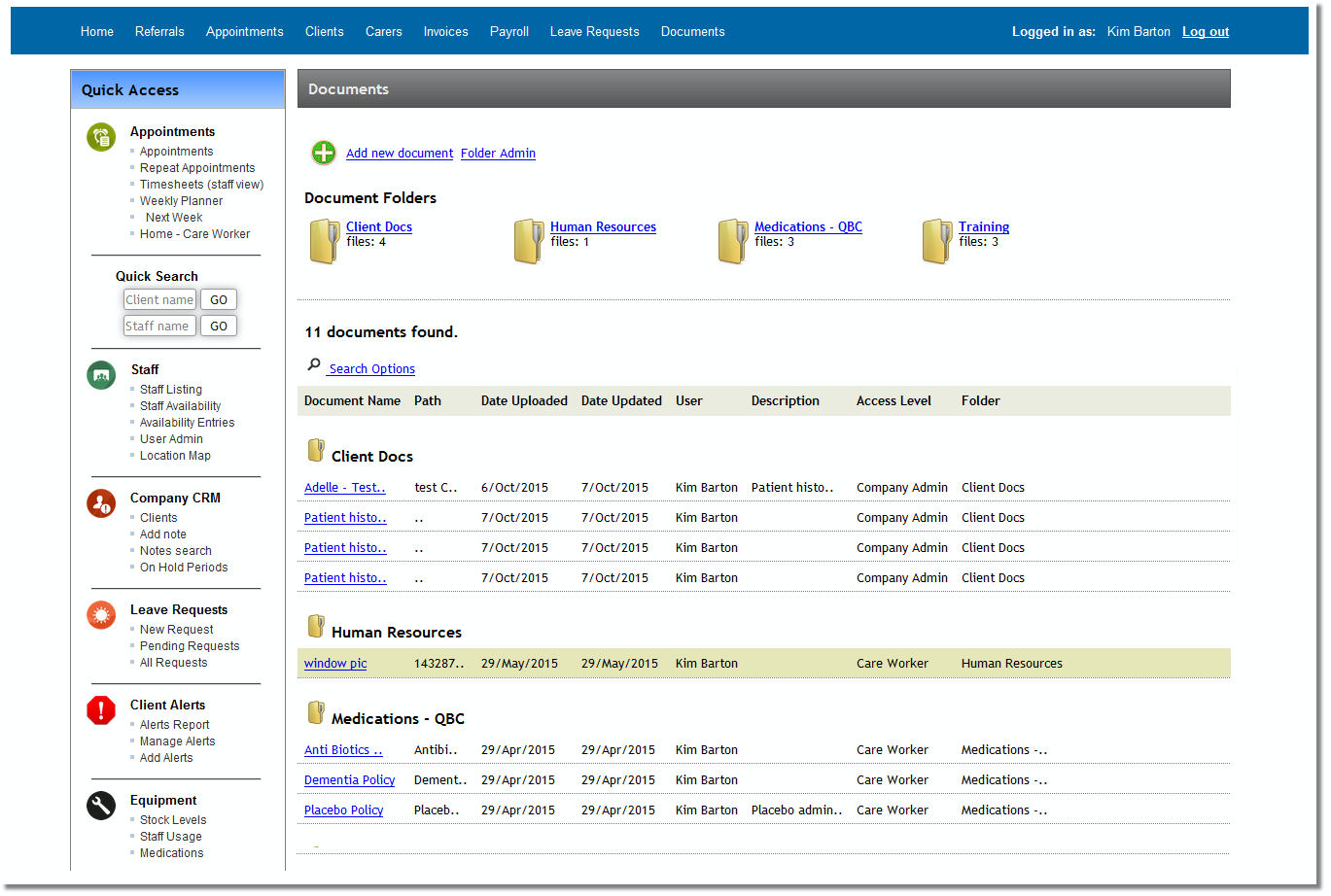 TurnPoint Software - Utilize centralized depositary for company documents
