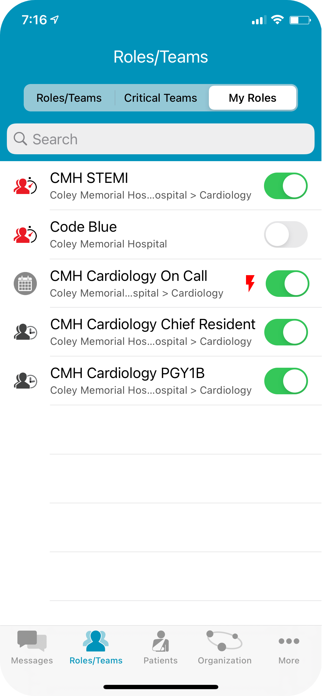 Through role and team-based messaging, the Halo CCP reduces delays in care and saves valuable time by easily activating critical care teams.