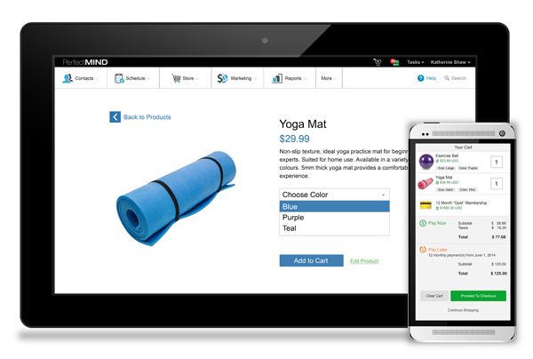 Xplor Recreation Software - PerfectMind includes a point of sale (POS)