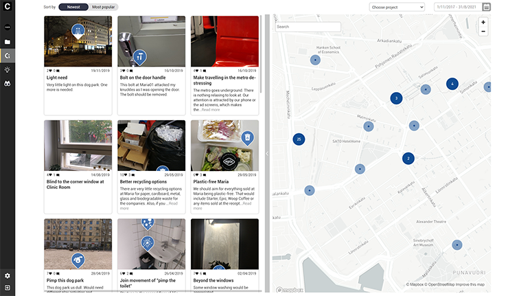 CHAOS dashboards Software - Citizen Engagement