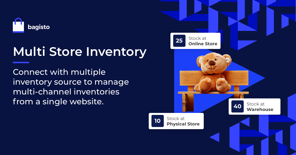 Bagisto manage multi-store inventory