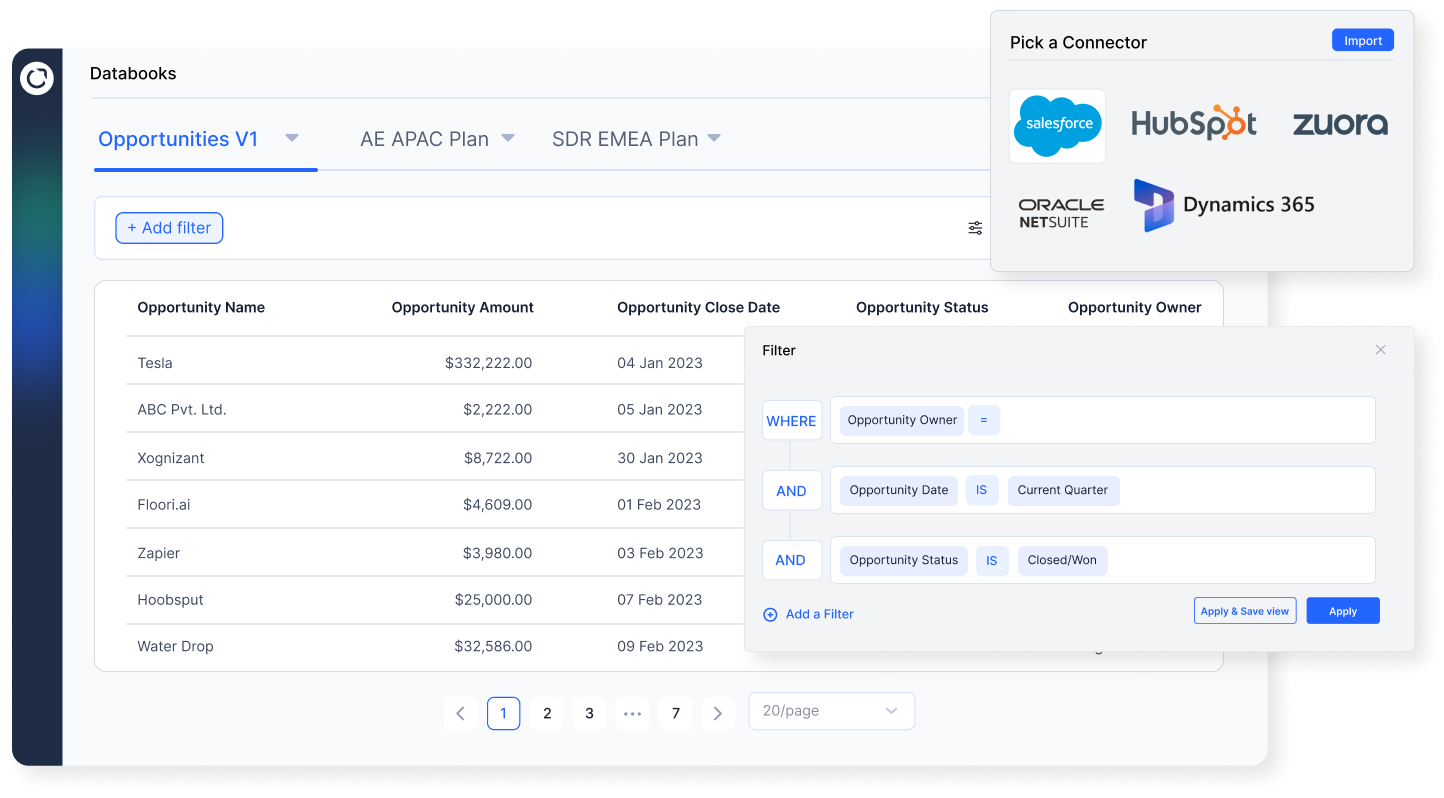 Everstage Software - Native integrations: Integrate with your entire tech stack including CRMs, ERP, HRIS, data warehouses and more to collect, calculate and communicate payout data.