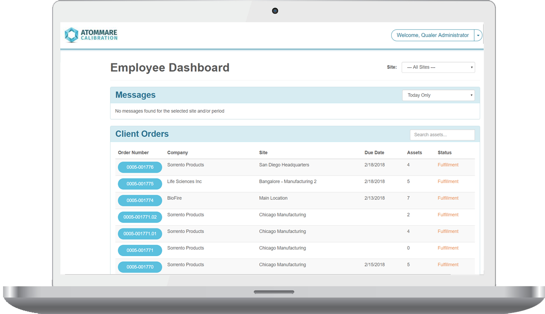 Qualer Software - Scheduling