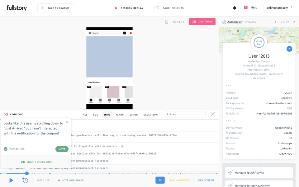 FullStory for Mobile Apps-thumb