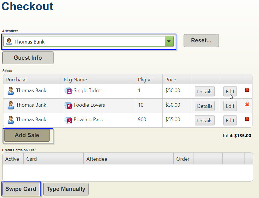 Greater Giving Software - Greater Giving Event Software guest checkout screenshot